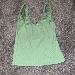 STRADIVARIOUS SUPER CUTE TOP LIGHT GREEEN